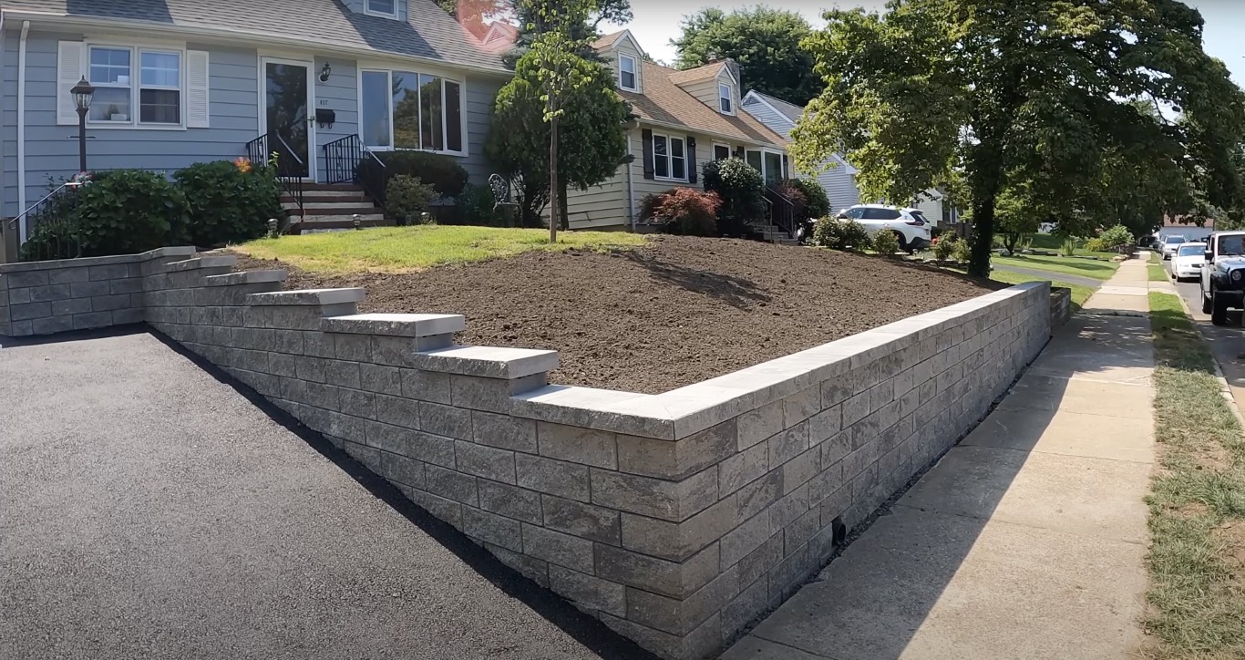 Retaining walls and concrete masonry in Medford, MA